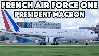 Presidential visit! French Air Force One A330-200 (+FA7X) in Montreal (YUL/CYUL)