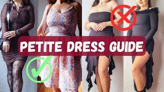 What dresses are the most flattering for short women under 5’4 (164cm)? Petite stylist tips #petite