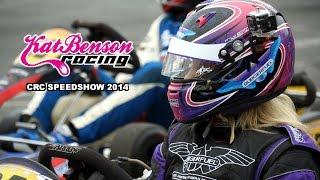 Kat Benson - CRC Speedshow 2014 - Celebrity Kart Challenge