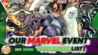 Let's Build our Marvel Comics Event Evergreen List | The 10 Marvel Event Evergreen List of Comics!