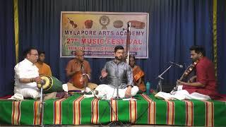 Vid. Vivek Sadasivam -  Mylapore Arts Academy - 27th Music Festival  24.10.24 Thursday 6.30 p.m.