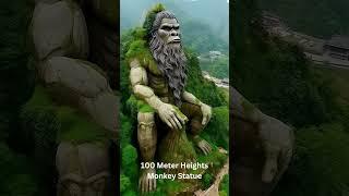 100 Meter Heights Monkey Statue Found in China