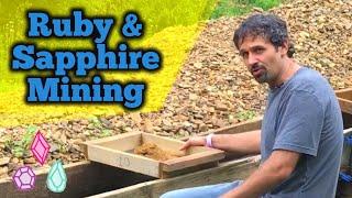 Ruby & Sapphire Crystal Mining @ Cherokee Mine in North Carolina