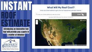 Instant Roof Estimate〡How Much Will a New Roof Cost? Find Out In Minutes!