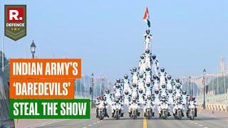 Indian Army Pulls Off Motorcycle Stunts On 76th Republic Day, Leaves Audience Awestruck