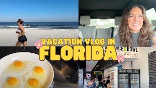 Quick & Clean Breakfast + Beach Run & Cuban Picadillo Recipe | Vacation Vlog PART 4