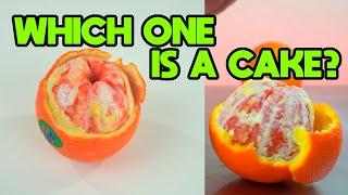 This Orange is Actually a CAKE! 