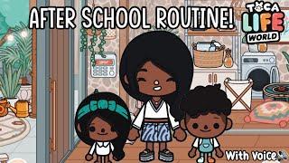 Aesthetic after school routine!|Toca life roleplay|With voice