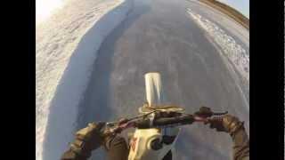 YZ 80 on ice