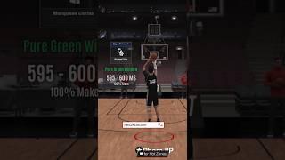 Best Jumpshot for Big Man on NBA 2K24: Green Window Shooting Tips Issac #nba2k24 #2k24 #2k