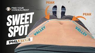 Finding your Concealment Sweet Spot | Peaks and Valleys, Concealed Carry Positions