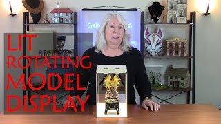 How to Design and Laser Cut a Rotating Display for Miniature Models