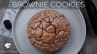Brownie Cookies | The Best Fudgy Brownie Cookies Recipe | Macho Recipes
