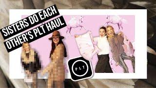 SISTERS DO EACH OTHER'S PLT HAUL | Try-On Instagram Baddie Haul 2021 