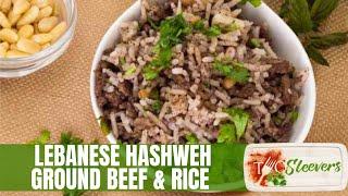 Instant Pot Lebanese Hashweh Ground Beef and Rice Recipe