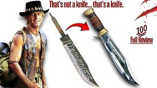 Original Crocodile Dundee American Movie 1986 Inspired Knife, Full Review | USA Knives Forest