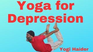 Home Yoga Exercises To Overcome Stress, Anxiety & Depression In Hindi | Yogi Haider