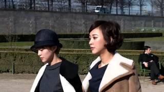 Ivy CHEN YIHAN 陳意涵 @ Paris Fashion Week 5 march 2015 show Carven