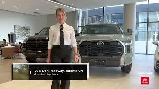 Toyota Tundra special offers available now at Downtown Toyota Toronto