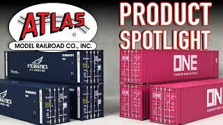 HO Scale Intermodal 45' Shipping Containers Atlas Product Spotlight