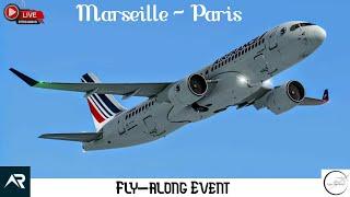  Live RFS- Real Flight Simulator | Marseille to Paris on Air France A220-300 | RFS Live