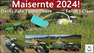 Maisernte 2024!  Deutz-Fahr | John Deere | Fendt | Claas | Schwarzwald