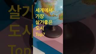 세계에서 가장 살기좋은 도시 Top7 #랭킹  #세계여행