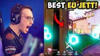 This is how the BEST EU JETT plays Valorant! | Best of Fnatic Derke