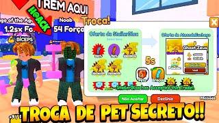 AJUDEI O H@ACK NOOB COM PETS SECRETO ZEUS NO ARM WRESTLE SIMULATOR E ISSO ACONTECEU.... - ROBLOX