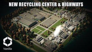 New RECYCLING CENTER and HIGHWAYS (Happy New Year!) | Cities Skylines 2: Grand Keys 08