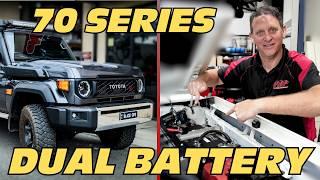 70 Series Facelift DUAL BATTERY Install