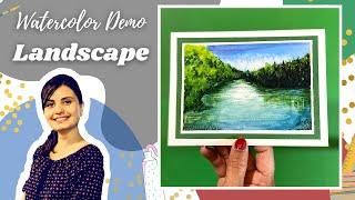 How to Paint RIVER Using Watercolor | Painting Tutorial | Arpana's Art Room