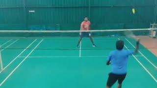 Badminton singles match | smash | Royal Badminton Club |