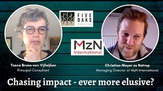 Chasing impact - ever more elusive? One more exchange with Chris of MZN