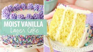 Moist Vanilla Layer Cake