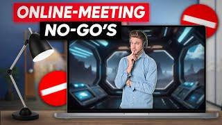 8 No-Go’s im Online-Meeting, die dich die Beförderung kosten