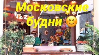 Московские будни покупка одежды, косметики продуктов, наши питомцы, цветы на даче и тд #влог #дом