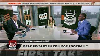 Debating the best rivalry in college football  | First Take