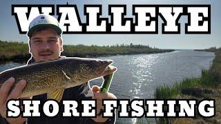 Walleye Shore Fishing: Techniques, Tips & Tactics | Alberta Creek & River Fishing