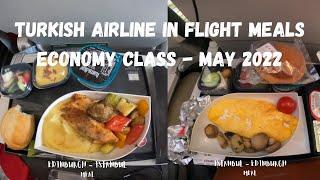 Turkish Airline Economy Class International Flight Meals-May 2022