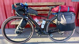 My bike set up for bikepacking the New Mexico Off-Road Runner and how I attached my Axiom DLX