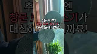 한파 따위 문제없이 창문 청소하는 법  #청소개구리