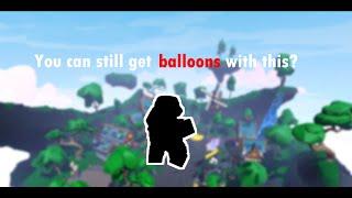 Can you still get BALLOONS from this kit? | Roblox bedwars