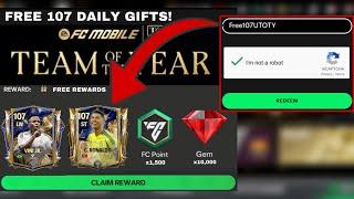 3x FC MOBILE REDEEM CODES FOR FREE UTOTY PACKS! 105-107 OVR UTOTY PLAYERS FOR FREE!