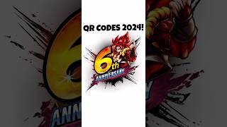 DRAGON BALL LEGENDS QR CODES FOR 6TH ANNIVERSARY 2024 !! #dragonballlegends #dblegends #shorts