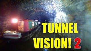 The Blisworth Tunnel -  1.7 Miles Underground Narrowboat Trip, Time-lapse!