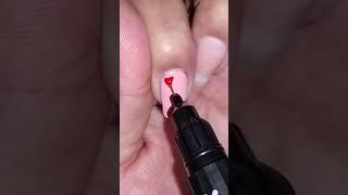 Nail art with normal polish | #shorts #youtube #tutorial