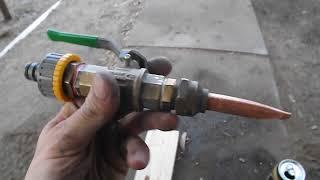 Useful home made hose fitting.