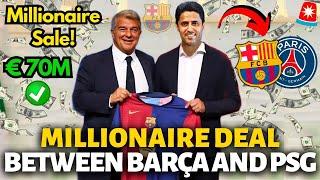 OFFICIAL MILLIONAIRE DEAL BETWEEN BARCELONA AND PSG! FOR THIS NOBODY EXPECTED! BARCELONA NEWS!