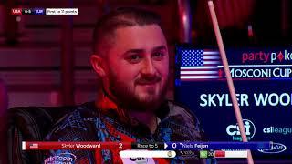 Skyler Woodward vs Niels Feijen | Day Three | 2019 Mosconi Cup